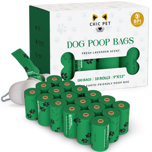 Premium Lavender Scented Poop Bags, All-Natural