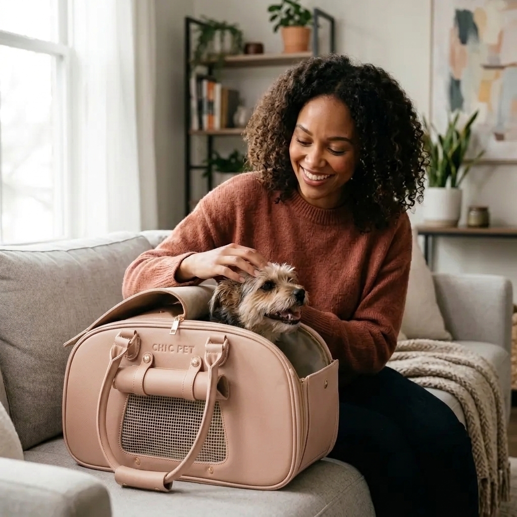 Companionship and cozy pet travel